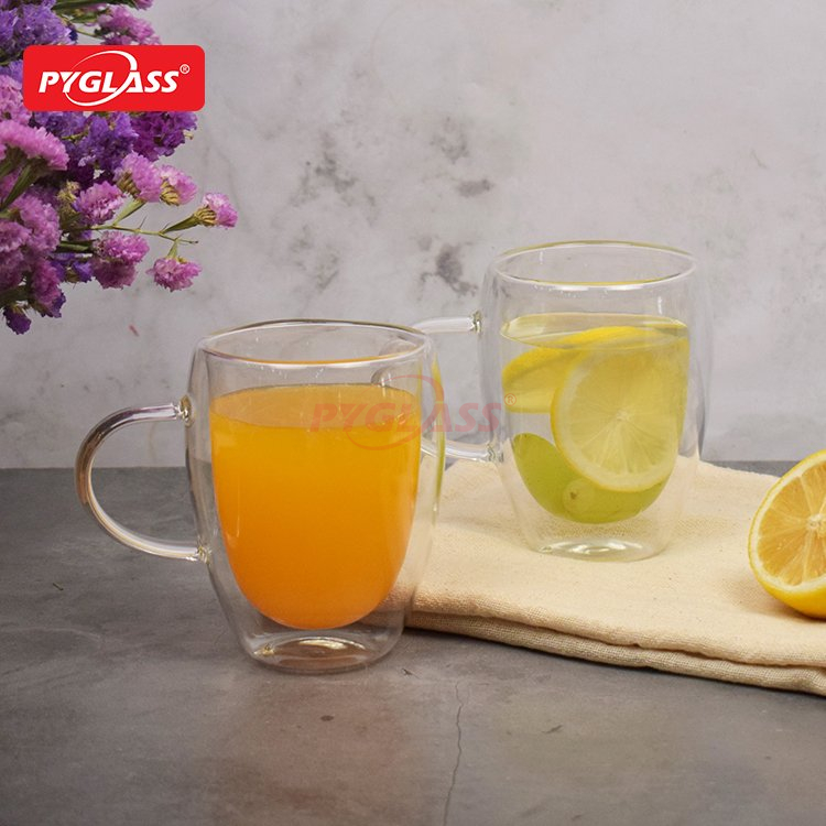 Clear Glass Double Wall Coffee Cups Buy Glass double wall mug with
